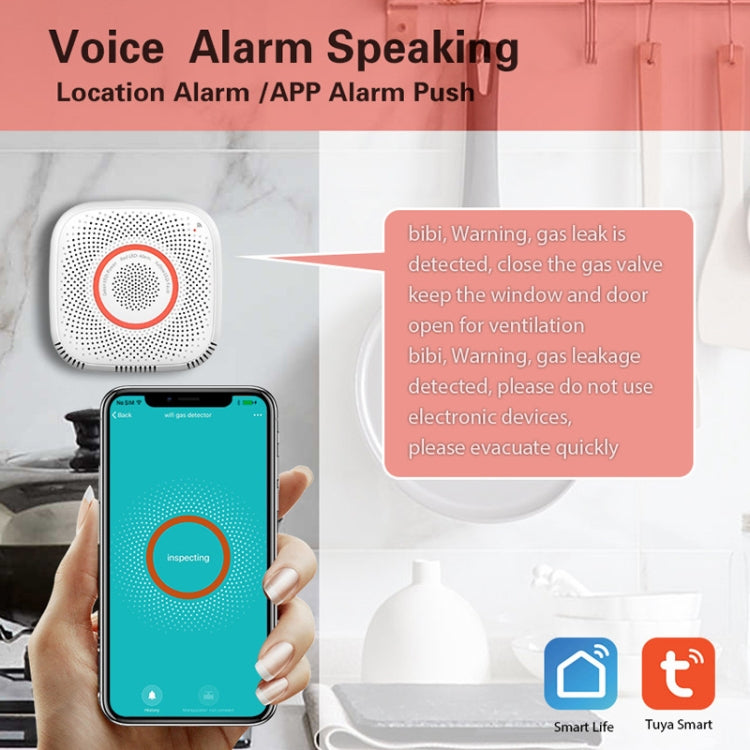 TY-GSA-87 Smart Home WIFI Gas Detector, EU Plug, US Plug, UK Plug TY-GSA-87 Smart Home WIFI Gas Detector, EU Plug, US Plug, UK Plug